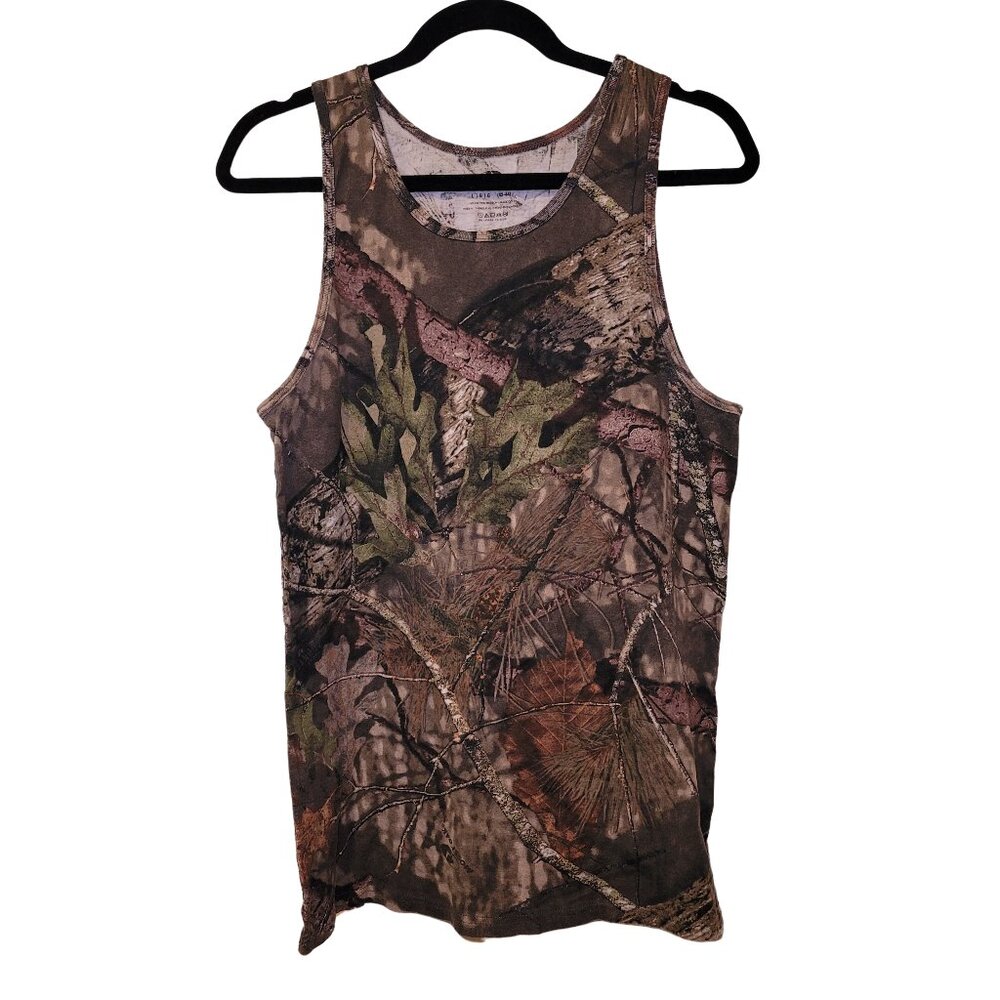 Vintage Y2K Gorpcore Mossy Oak Ribbed Tree Camo, Men's Large